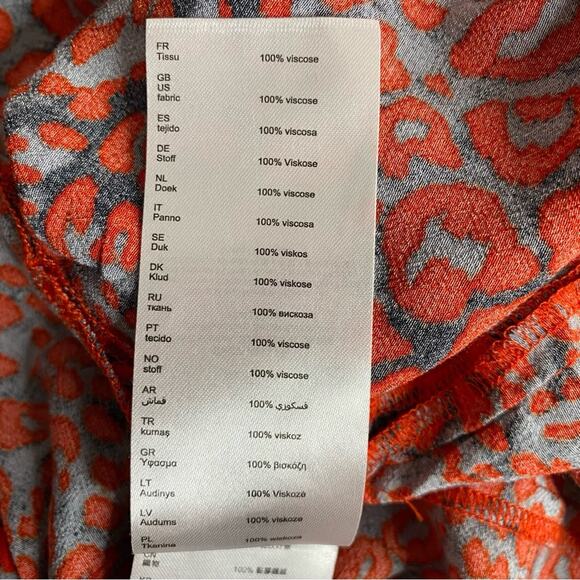 Maje Lito Leopard Print Wrap Top size 2 - Picture 11 of 13